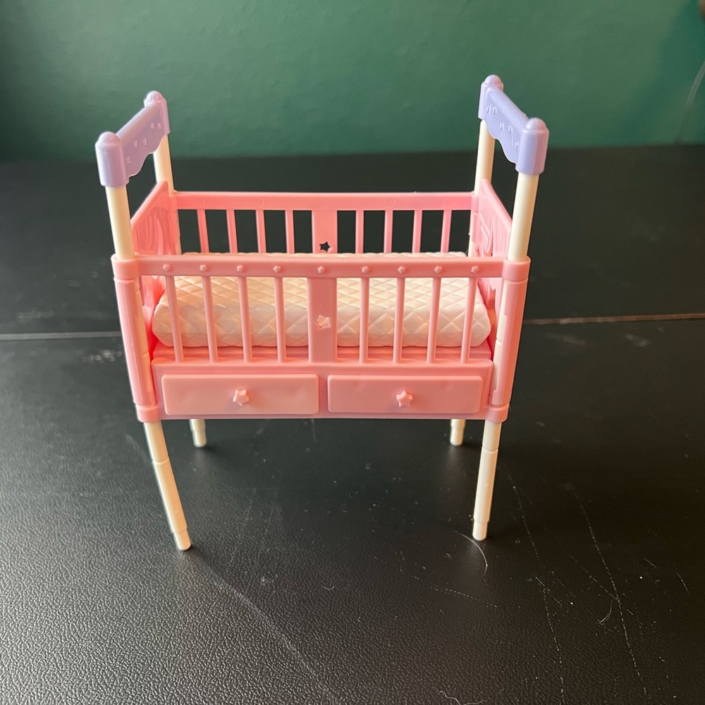 Barbie Happy Family Accessories Crib Bathtub Vintage Y2K - Picture 2 of 4